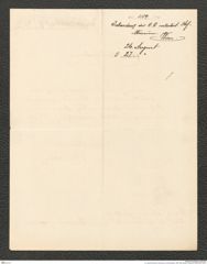 k.k. naturhistorisches Hofmuseum, Intendanzakten 1885-1896 (Hauer), Aktenzahl Z.568/1889, Seite 2